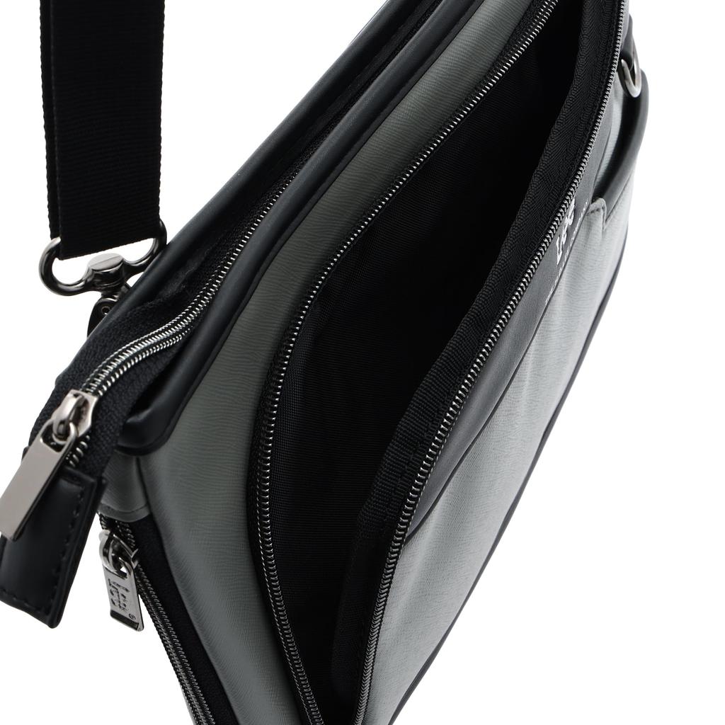 Lee Undead Shoulder Expandable Large for Town Casual Gray Bag, Sacoche, Gusset, Multifunctional, Lightweight, Capacity, Wear, 320-3734-11,