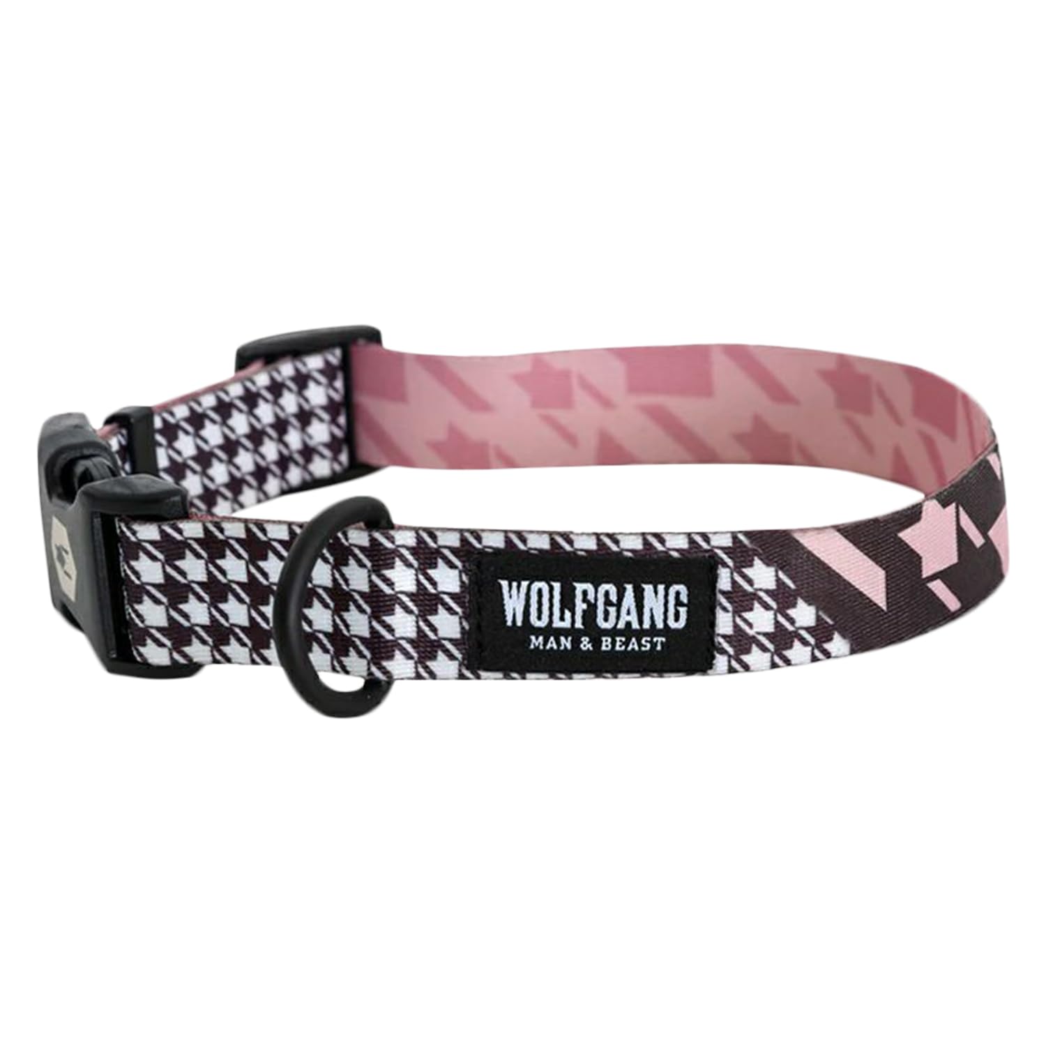 

WOLFGANG Hounds Pink Size Wide x Neck Circumference Medium Collar, M, 2.5cm 30-45cm [For Dogs] розовый