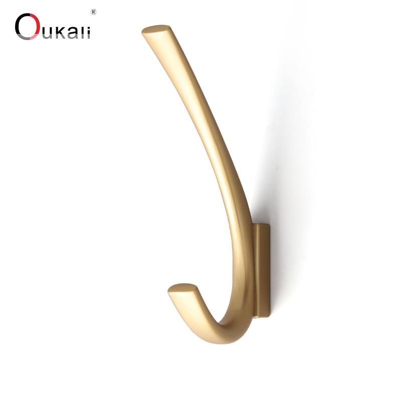 Oukali Manufacturer Coat Hook Antique Bronze Hook Metal Black Coat & Hat Hooks