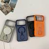 Breathable Heat Dissipation Suitable for Apple 17 Mobile Phone Case Magnetic Suction Bracket iPhone16 Honeycomb Mesh 15promax Hard Case
