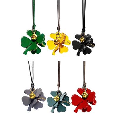 Trifoi cu patru foi personalizat, amuzant, leagăn, atârnând, atrăgător, ornament auto, compatibil cu accesorii auto