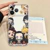 Soft Phone Cover Case for iPhone 17 Pro Max XR 15 11 16 XS Max 13 Pro 12 Mini Air 14 Plus 7 8 D-Demon S-Slayer Cute