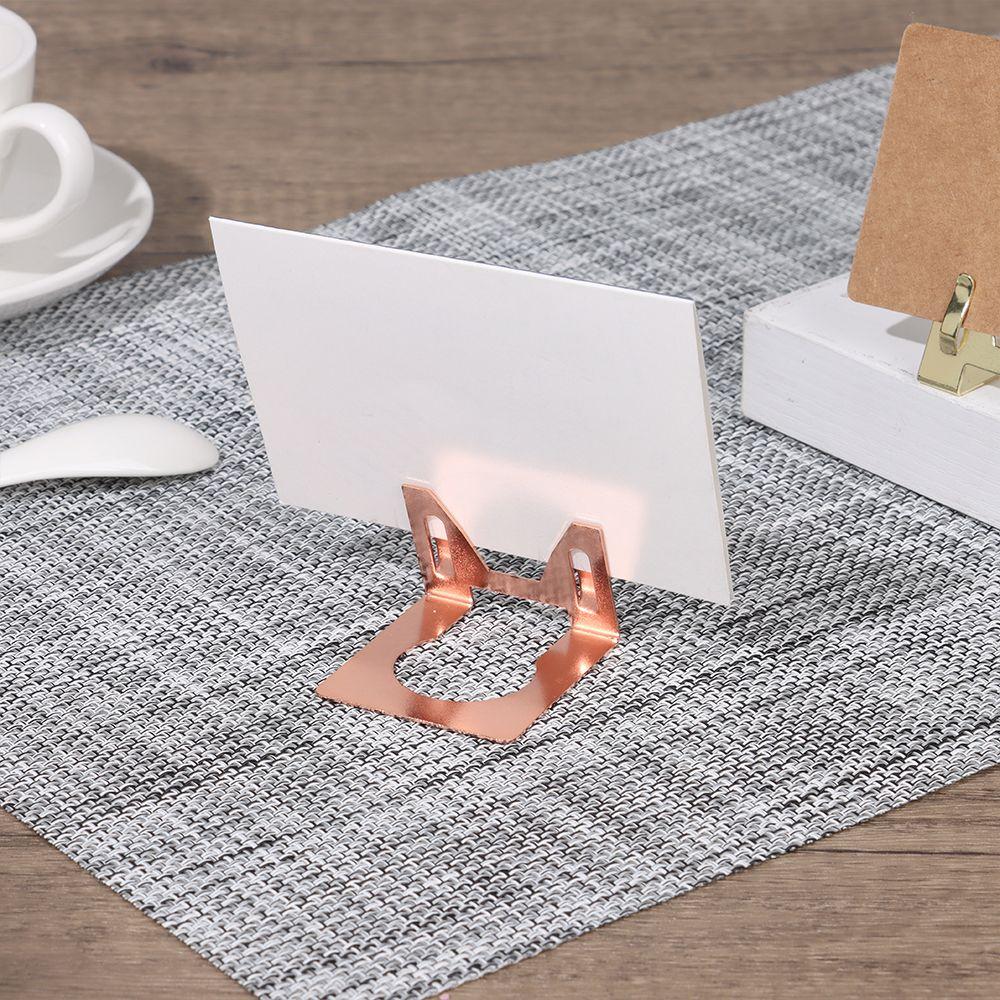 Desktop Decoration Photo Clip Party Paper Clamp Price Label Holder Place Card Holder Table Number Stand