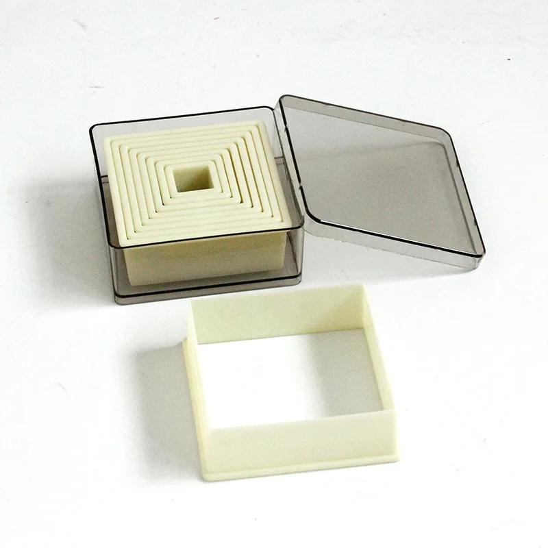 1 buc plastic zahăr biscuiți presă ștampila Embosser cookie Cutter fondant tort tăiere mucegai patiserie Decor accesorii de copt instrumente de copt