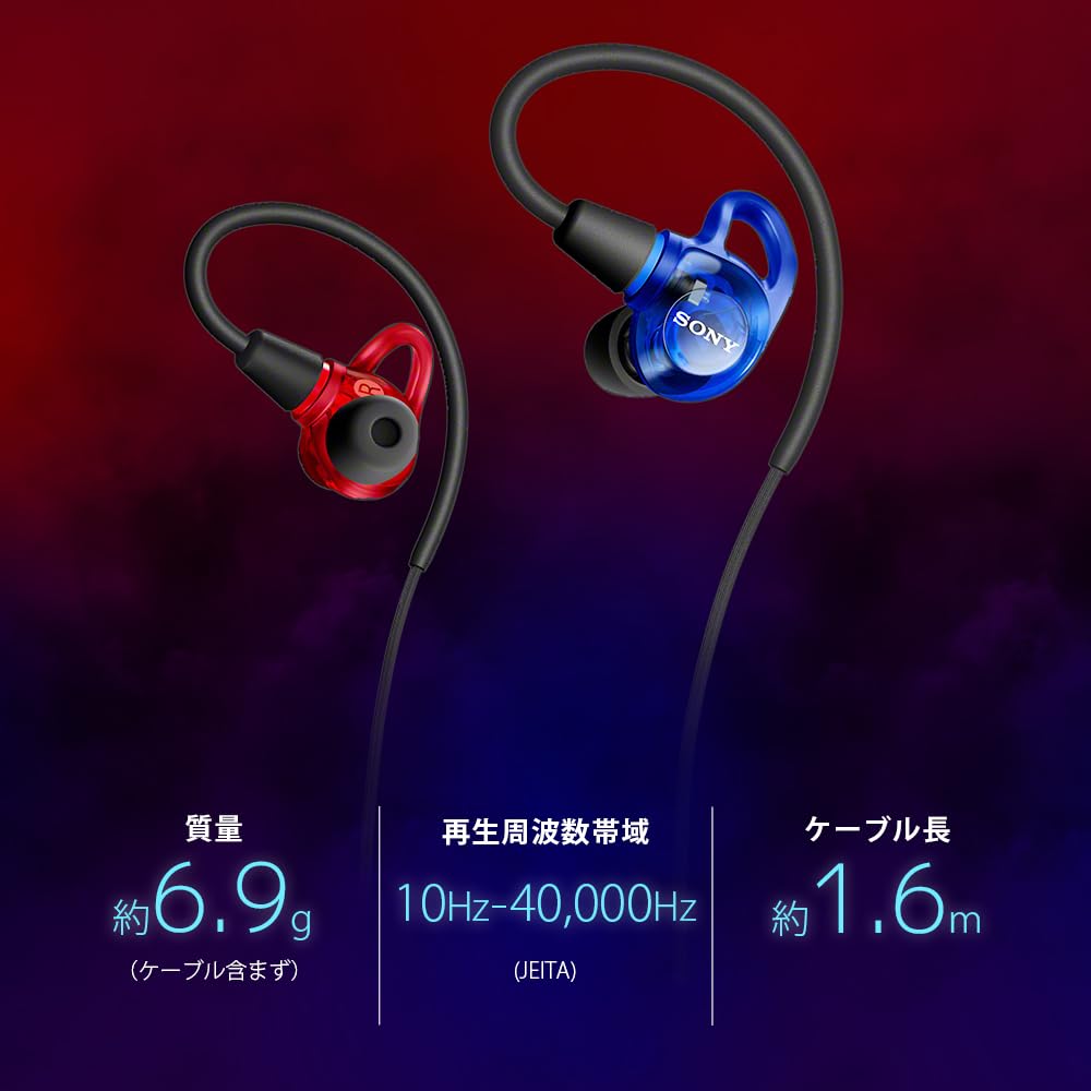 Sony Monitore mit hohem Klang versiegelt und passend IER-M500 Schwarz In-Ear-Isolation, Design, Haltbarkeit, schweißresistent, Unterstützung. Leicht.