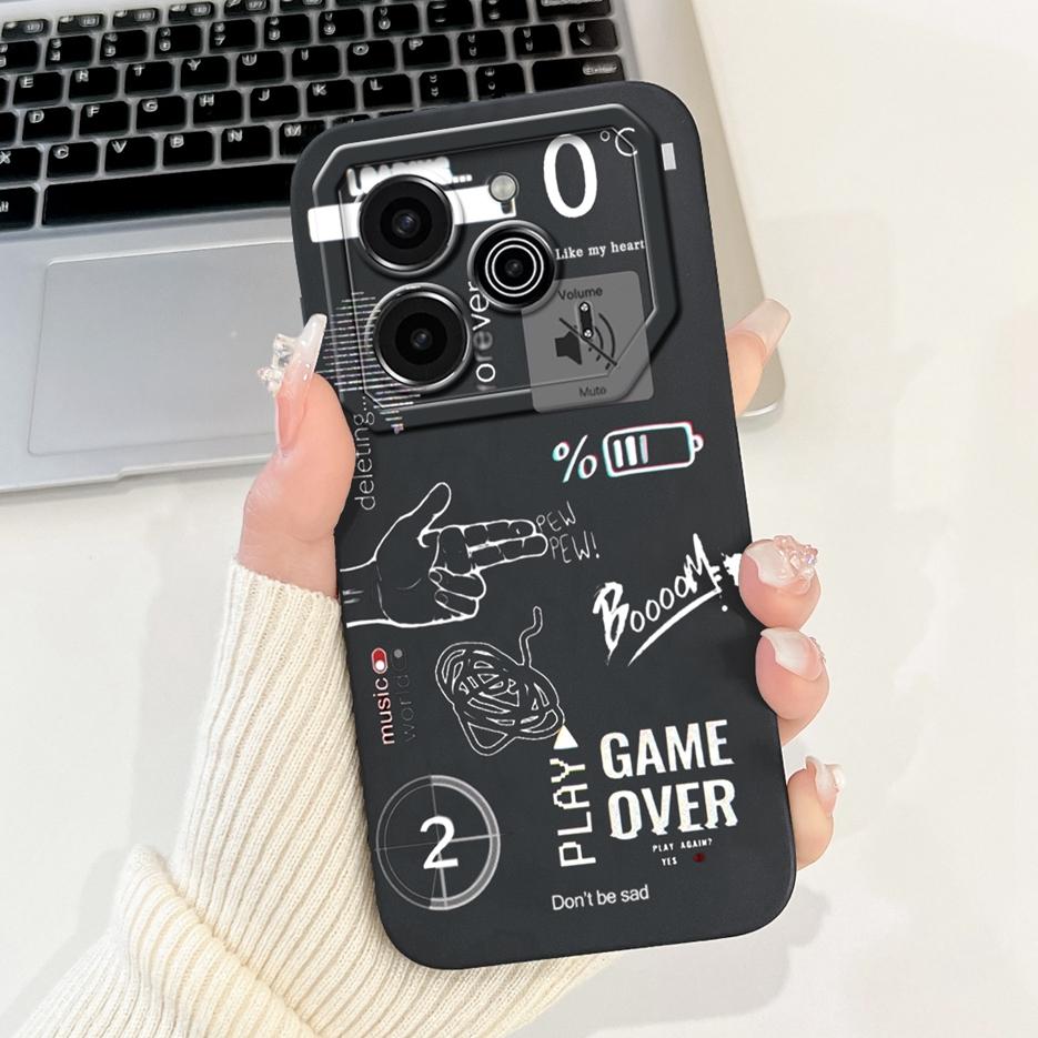 For Tecno Pova 6 Pro 5G Case LI9 Stylish Art Painted Cover Soft Silicone Phone Cases For Tecno Pova 6 Pro Pova6 5G Fundas Bumper