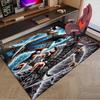 Kombat Dragon In Flames Carpet, Chair Rug,Rug for Office Bedroom Living Rooms, Doormat Decor Fan Gift Christmas Gift