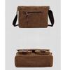 Neue Mode Dicke Wachsleinwand Herren Schultertasche Messenger Bag Herren Umhängetasche Vintage Männlich Freizeit Sling Bag Lässig Junge