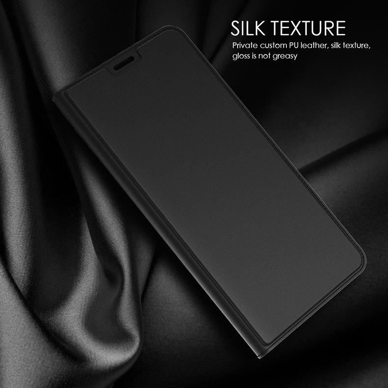 TPU+PU Leather Phone Case for Honor X8a 4G,Stand Card Holder Full Protection Cover