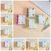 PVC Loose Leaf Notebook Transparent Mini Binder Portable A8 Binder  Gift