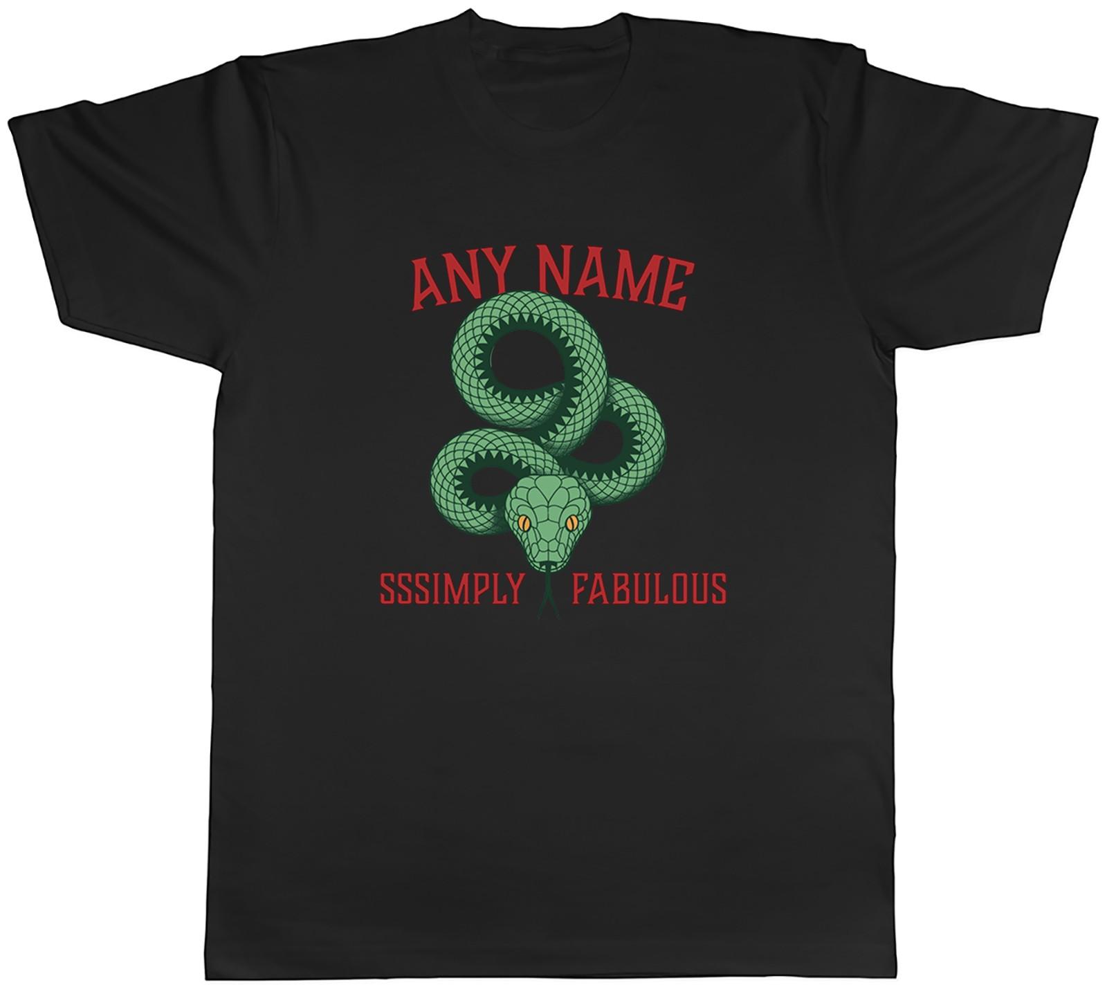 Personalised Any Name SSSimply Fabulous Snake Mens T-Shirt Tee Gift Top S