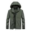 Jacket Men's Spring and Autumn Thin Casual Jacket Jacket Loose Large Size Hooded