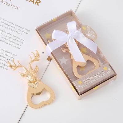 Creative Metal Deer Bottle Opener Portable Beer Can Opener Wine Bottle Opener Outdoor BBQ Opener Kitchen Tool