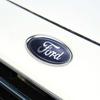 Naklejka samochodowa 14,5X6cm Emblemat do Ford Mondeo Explorer Focus 2 3 Fusion Transit F150 Fiesta Logo samochodu Grill przedni Odznaka na bagażnik Stic