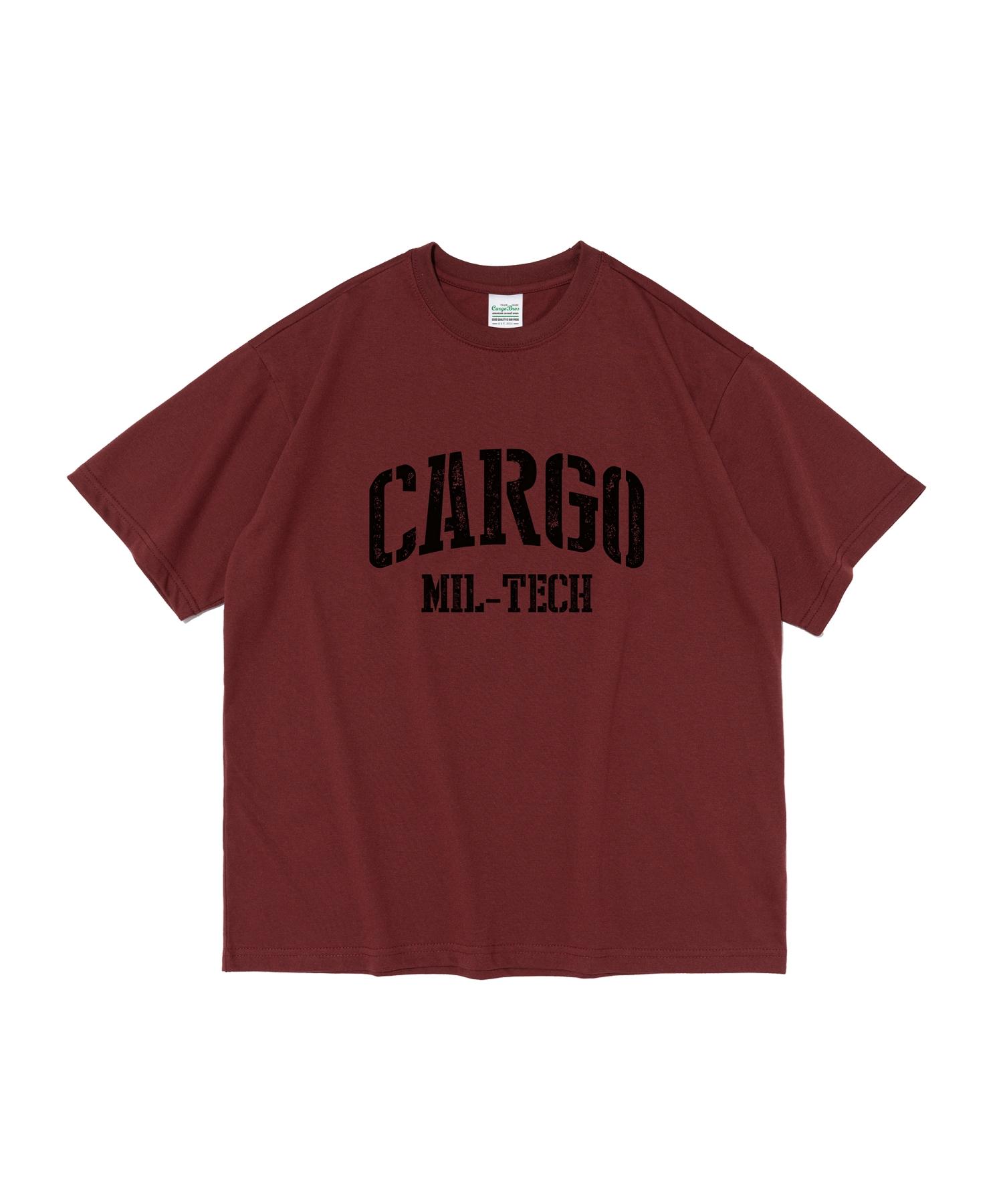 Cargo Bros Tech Wind Over Short Sleeve Tee (Wine) 2Xl