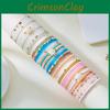 Trendy Western Style Beaded Bracelets With Natural Elements For Women Daily Wear