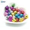 Colorful Electroplated Metal Pet Bell Ornament for Christmas