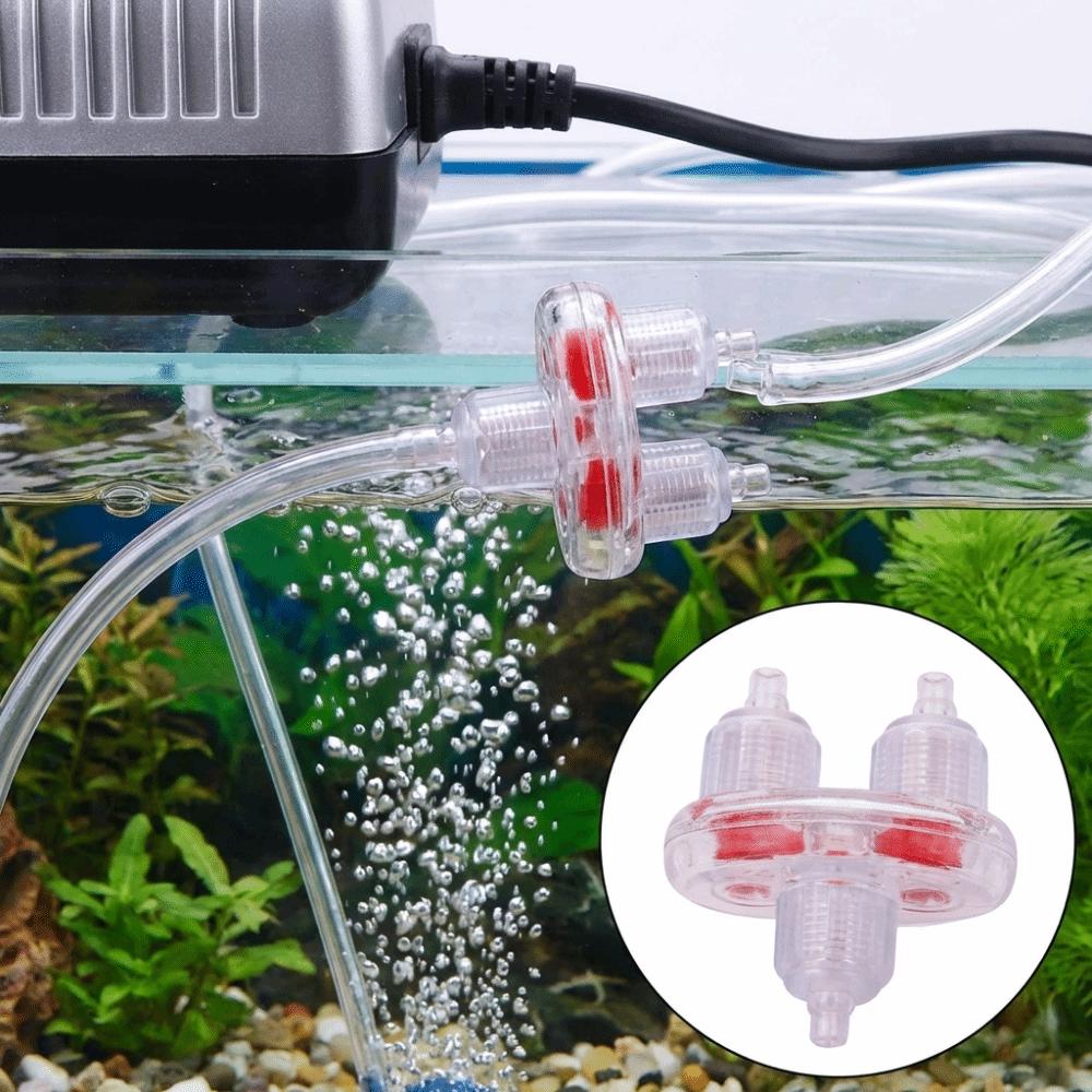 6 Stück Anti-Abfall-Aquarium-Luftpumpe Steuerungsventile Professionelle Anti-Korrosions-Oxygenierungspumpe Rückschlagventil Kunststoff