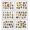 6/3/1Pcs Tung Tung Sahur Abstract Animal Tattoo Stickers Italian Brainrot Funny Temporary Tattoo Body Art Tattoo Stickers Toys