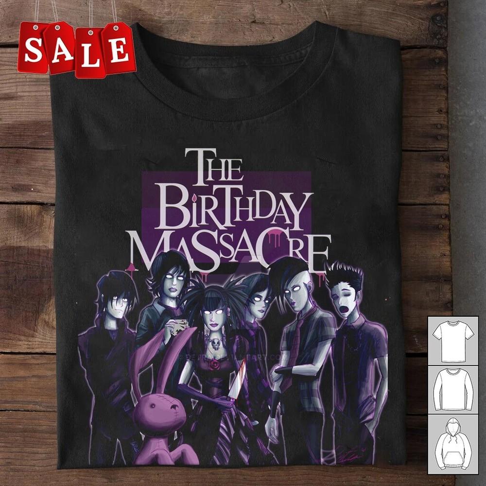 New Rare The Birthday Massacre Gift For Fans Black S235XL Shirt LL768 Unisex T-Shirt XL