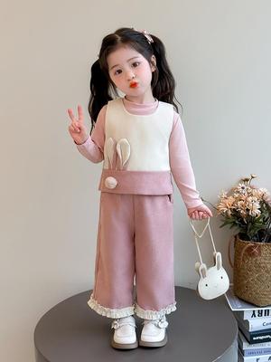 Autumn 2025 Fashion Toddler Girls' Three-Piece Set