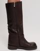 Demi-season Boots Berkonty 5292100 37 Burgundy Leather