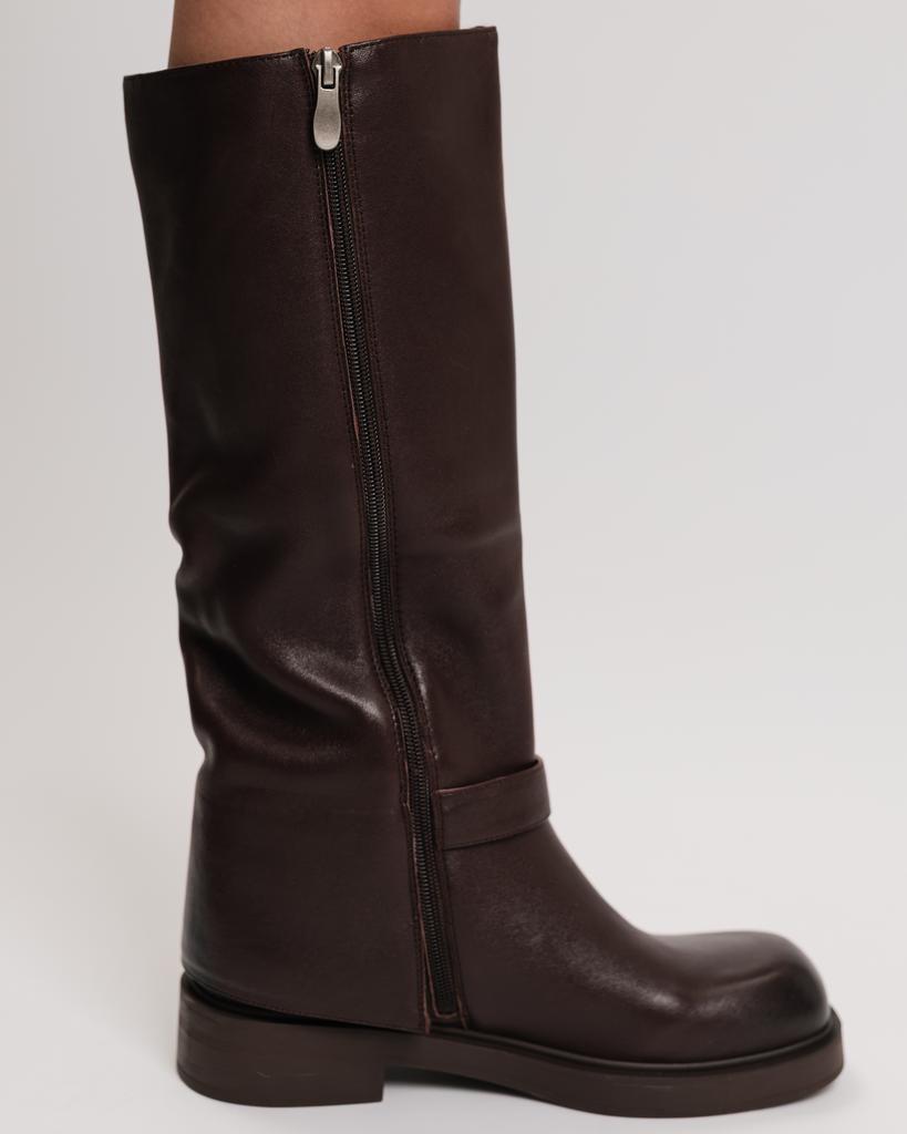 Demi-season Boots Berkonty 5292100 37 Burgundy Leather