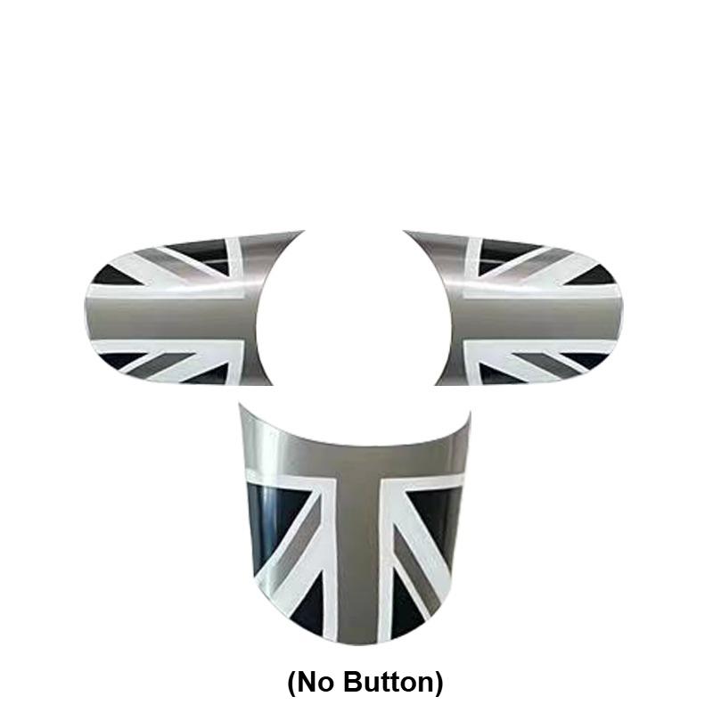 For BMW For Mini Cooper 1st Gen For R50 R52 R53 1Set Car Steering Wheel Button Panel Cover Stickers Car Interior Accessories