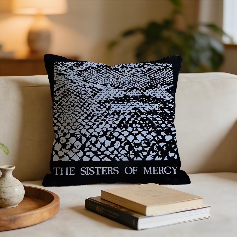 

The SSisters of MMercy band Cushion Cover Short plush pillowcase for bed sofa carwashable 30x30cm