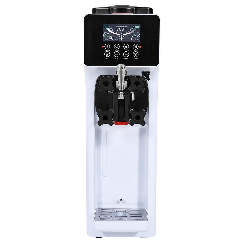 Soft Serve Ice Cream Machine Maker 10L/H Yield Single Flavor Countertop