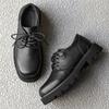 3185 dress commuter leather shoes spring new groom wedding shoes leather versatile men's carbon black derby shoes
