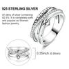 Copper Craft Multi Layered Heart Valentine'S Day Present Gemstone Geometric Heart Ring Party Gift Set Ideal For Women Matching