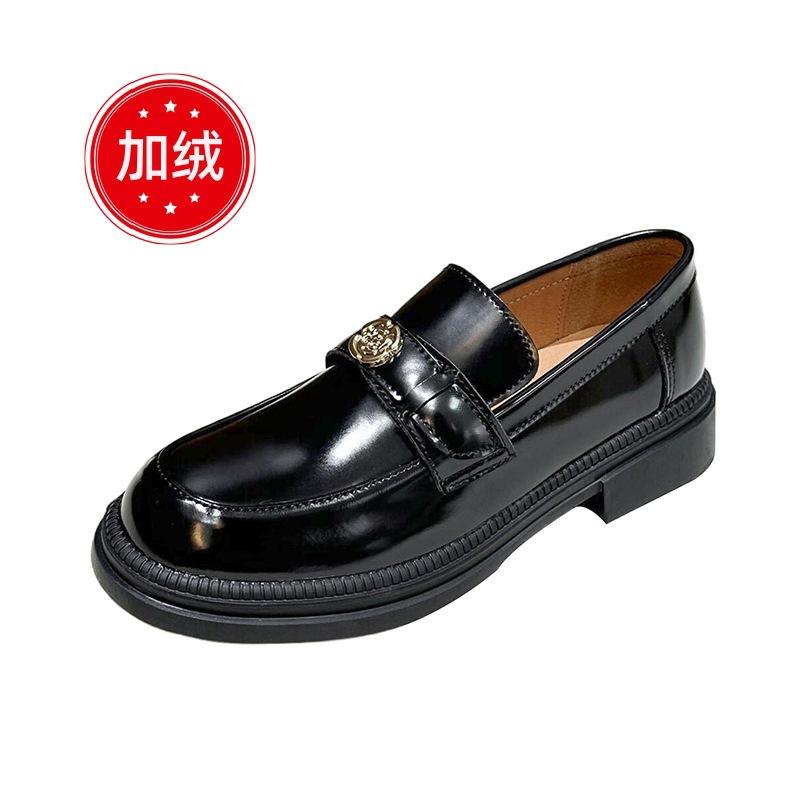 

Виноградная мать studiolee осенне-зимние туфли на платформе из бархатной кожи с одной педалью на толстом каблуке маленькие кожаные туфли для женщин 40