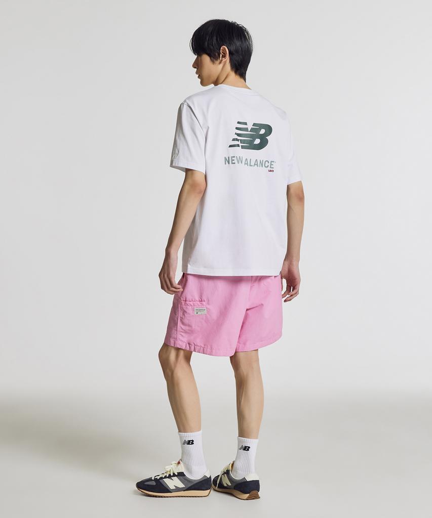 Nyuballanseu Nbneg21433 / Uni Essential Big Logo Short Sleeve T-Shirt (White)