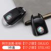 Car Logo Key Cover Replacement Key Case For Alfa Romeo Giulietta Giulia Mito Stelvio giulietta Tonale Carbon Fiber Style Valve Stems 1
