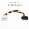 4 Pin IDE Molex To 2 Sata/SATA 15Pin To 2 SATA 15 Pin /SATA 15 Pin To Molex IDE 4 Pin Power HDD Splitter Connector Cable for PC