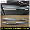 Vordertür Armlehne Griff Schale Leiste / Türbolzen Abdeckung Zierleiste Für Mercedes-Benz Vito W447 2014 - 2025 Mattes Innenraumzubehör