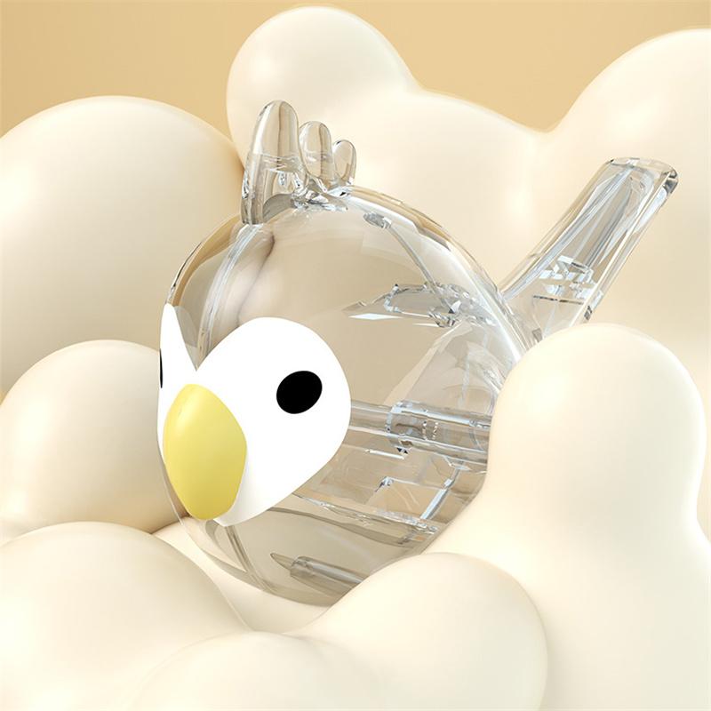 Wasserpfeife für Kinder in Vogelform mit Umhängeband, kleines Musikinstrument, Spielzeug, Vogelrufgerät, pädagogisches Kindergeschenk für Kinder