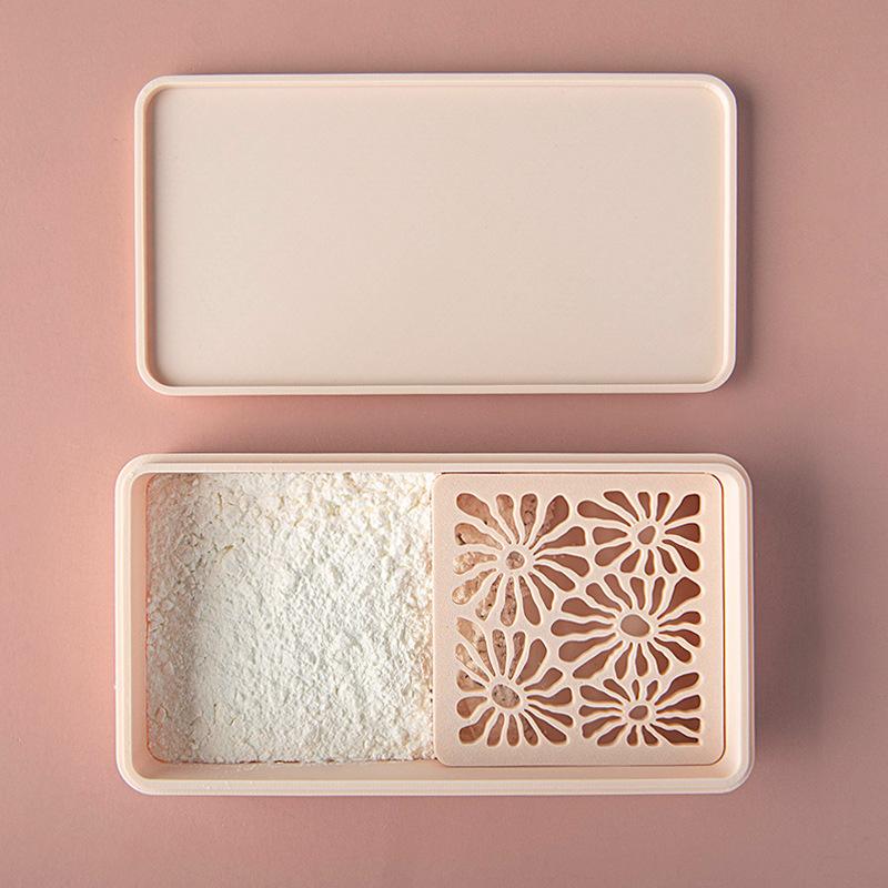 Soft Pottery Mold Powder Storage Box Anti-stick Household Corn Starch Storage Container Clay Tool