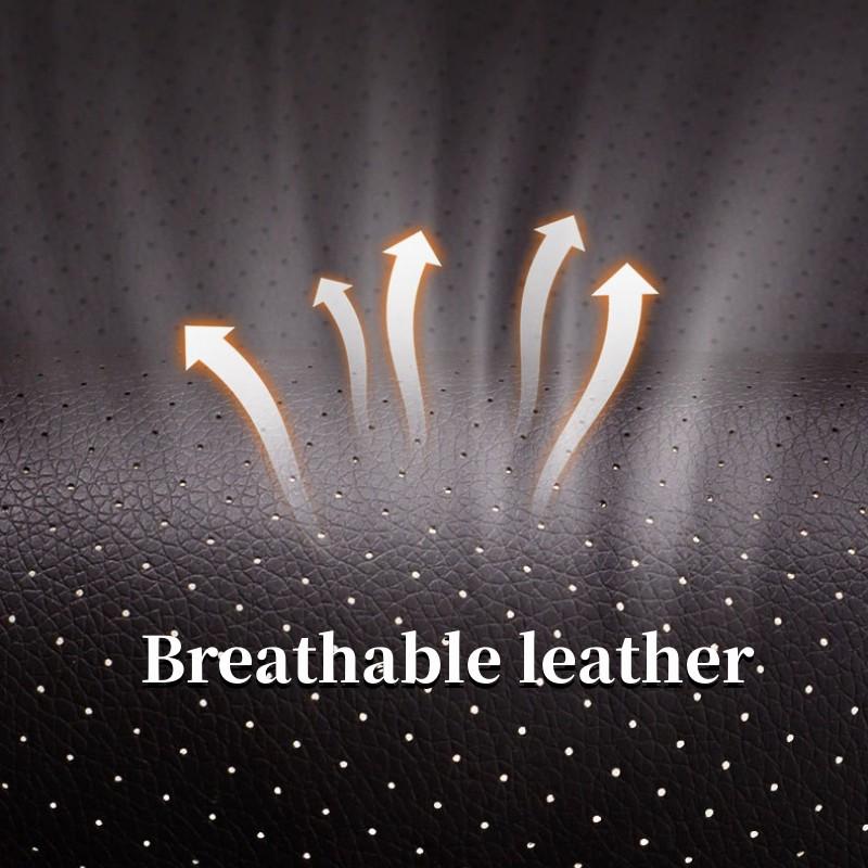 Perforated Self-adhesive Leather Repair Patch for Car Seat Sofa Leathercraft Patches Waterproof Faux Genuine Refurbishing Patch