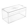Reptile Terrarium Container Ventilation Lightweight Breathable Enclosure Acrylic Reptiles Cage for Terrapin Snake Amphibians