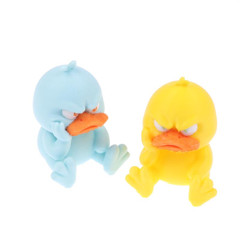 3D Printing Angry Duck Statue Angry White Eyed Funny Duck Humorous Indoor/Outdoor Home Decoration And Car Decoration