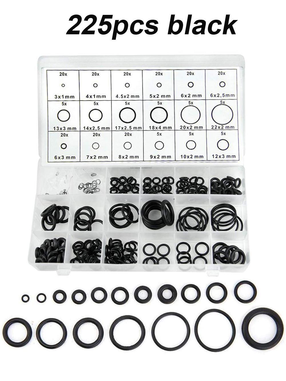 

Набор колец круглого сечения, набор колец круглого сечения из нитрильного каучука высокого давления, уплотнительные кольца из нитрильного каучука для сантехники, ремонта автомобилей и кранов