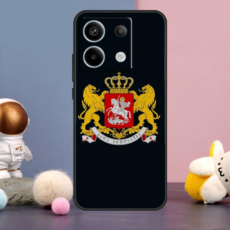 Georgia Flag Case For Xiaomi Redmi 13C 12 12C 9C 10C Redmi Note 11 12 13 Pro 9 10 10S 11S 12S Back Cover