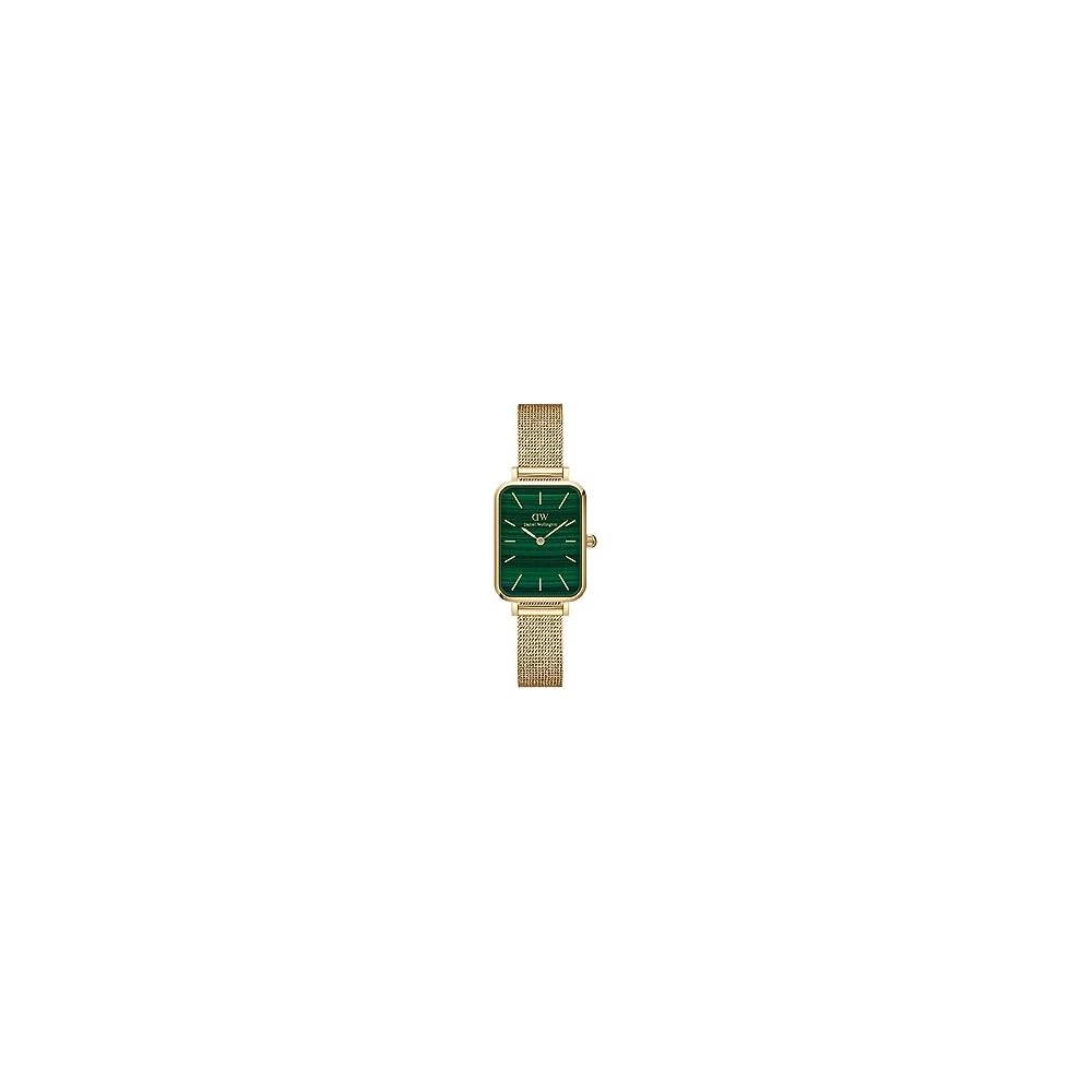 Daniel Wellington DW Quadro Women s Watch 20x26mm Pressed Evergold Green Square Stylish Timepiece
