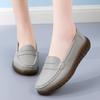 Women's New Autumn Moccasins, Versatile Single Shoes, Comfortable Soft Sole, Rubber Sole, Middle-aged and Elderly Shoes