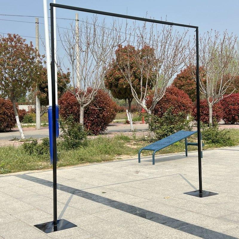 Golden Wrought Iron Wedding Arch Telescopic Stand for Stage Decoration
