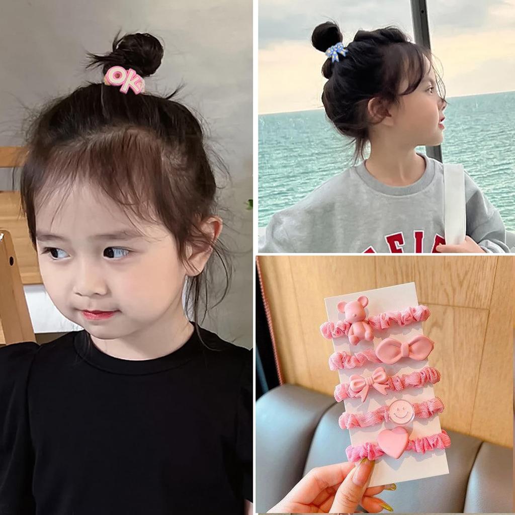 Scrunchie Stretchy Highly Cute Hair Cute Trendy Hair Clips for Gentle Hair Care Kids' Hairbands, Hairbands, Resilient, Accessories, Designs, Buns,