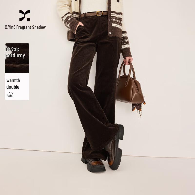 Women s Vintage High-Waist Corduroy Wide-Leg Pants M