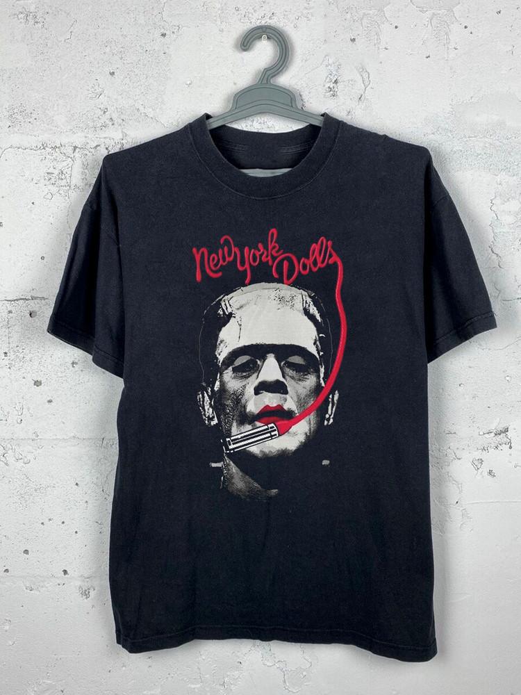 Collection New York Dolls Band Album T Shirt Black All Size S-5Xl AR1420 Unisex T-Shirt XXXXL